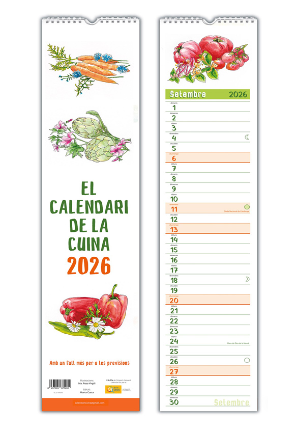 2026 CALENDARI DE LA CUINA