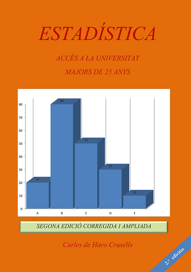 ESTADÍSTICA. ACCÉS A LA UNIVERSITAT MAJORS DE 25 ANYS - 2ª EDICIÓN