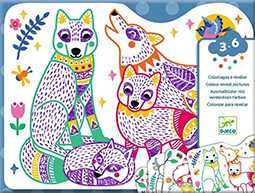DJECO  Colorear: Familías del bosque