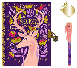 DJECO  Cuaderno secreto Melisa + bolígrafo