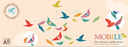 DJECO  Móvil Katsumi - Pájaros multicolores