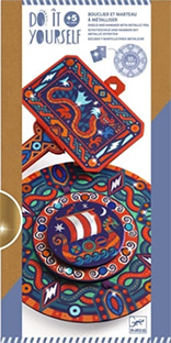 DJECO  DIY Escudo y martillo para colorear