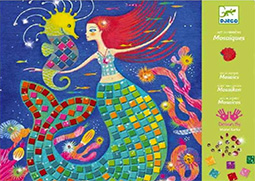 DJECO  Collage cuadro de mosaicos Princesa bailarina