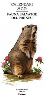 2025 calendari FAUNA SALVATGE DEL PIRINEU vertical