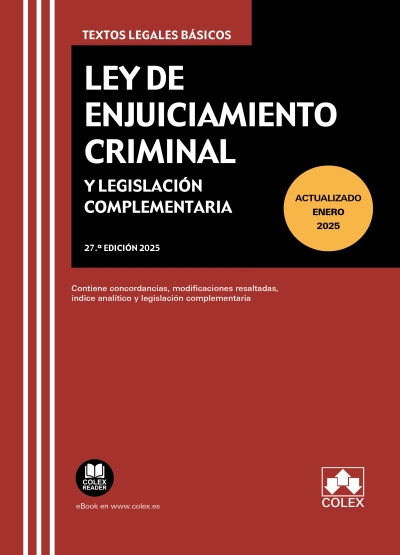 LEY ENJUICIAMIENTO CRIMINAL  actualizado Enero 2025