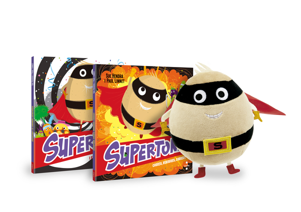 SUPERTONA pack 2 llibres + peluix