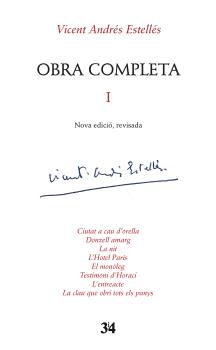 Obra Completa  n. 1   NOVA EDICIÓ REVISADA
